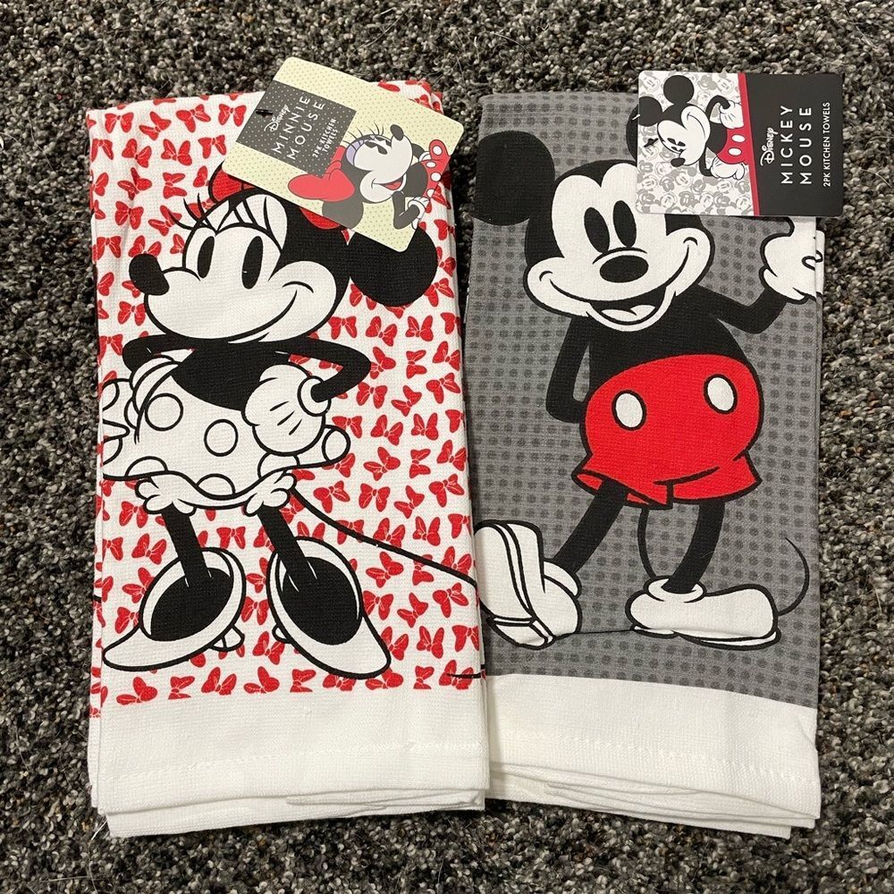 Authentic Disney Mickey Mouse Tea Towels